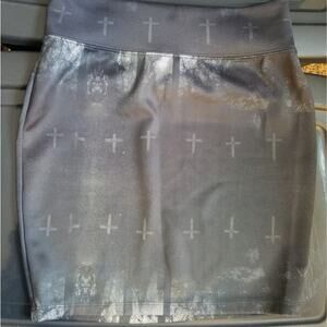 Teenage Runaway Cemetery Graveyard Stretchy Skirt